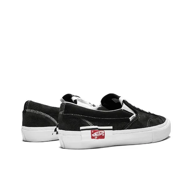 Vans Slip On Cap Lx Black White-3