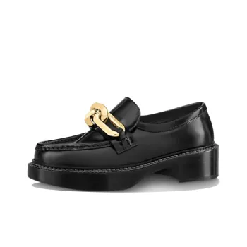 LOUIS VUITTON Academy Platform Loafers 'Black' Women's