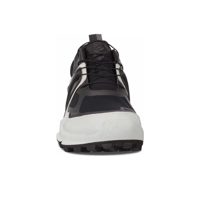 Ecco Biom Fjuel Water-Resistant Low-Top Chunky Sneakers Women's Black White-3