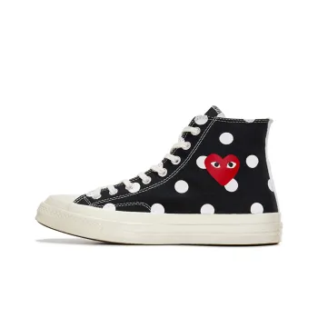 Converse Chuck Taylor All Star 70 Hi Comme Des Garcons Play Polka Dot Black