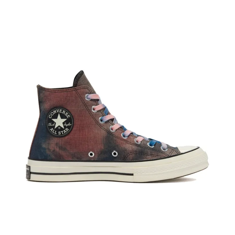 Converse Chuck 70 High 'Tie Dye Plaid'-1