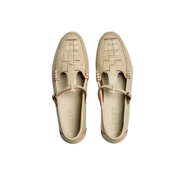 Hereu Maqueda Flat Shoes Women's White-2
