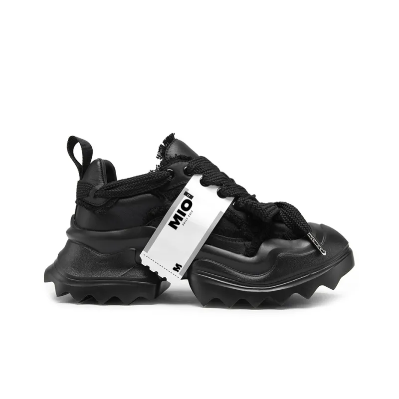 MIO Chunky Sneakers Women's Black-1