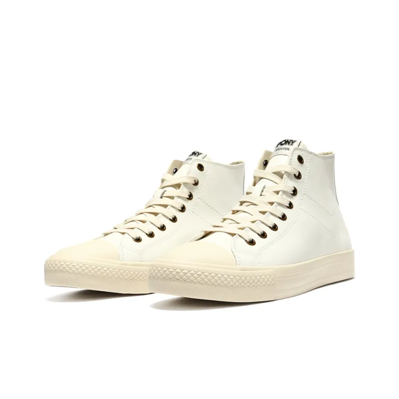 Pony Canvas Shoes Unisex High Top White-2