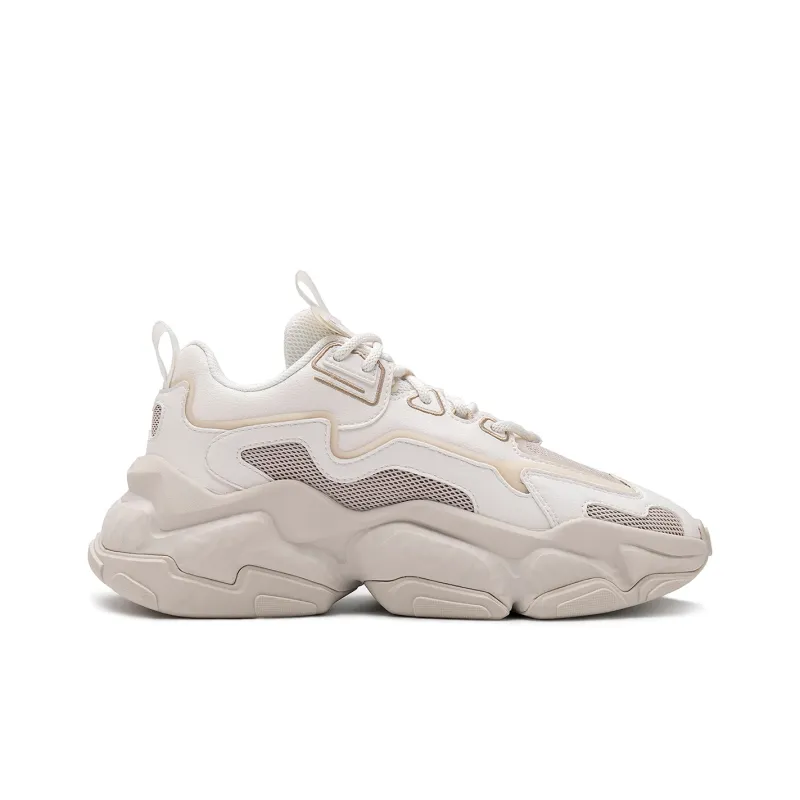 STARTER Rock Formation Series Chunky Sneakers Men Low Top White-1