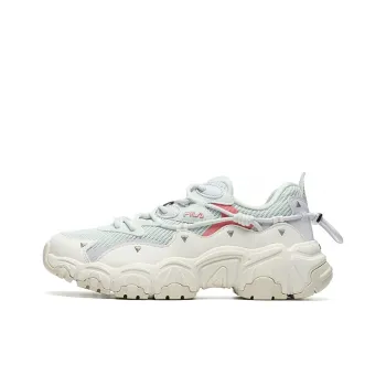 FILA Cat Claw 2.0 Cushioning Anti Slip Wear Resistant Breathability Low Top Chunky Sneakers Women's Shy Blue