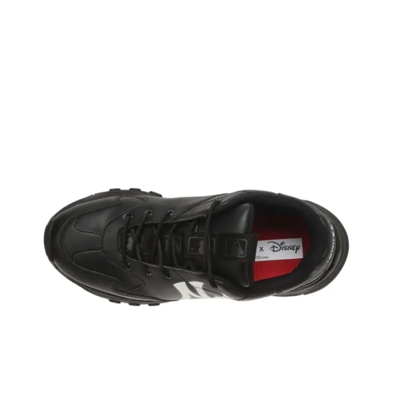 Disney x MLB Big Ball Chunky Cushioned Slip Resistant Lightweight Low Top Chunky Sneakers Unisex Black-4