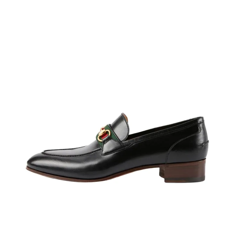 GUCCI Horsebit Loafer 'Black' Men's-0