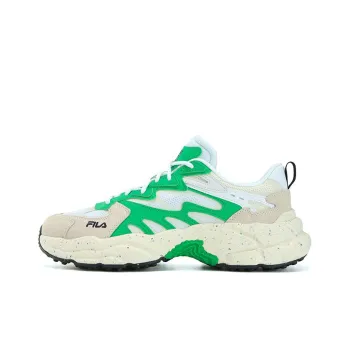 FILA Fern Fern Sneakers Anti Slip Wear Resistant Low Top Chunky Sneakers Men's FILA White