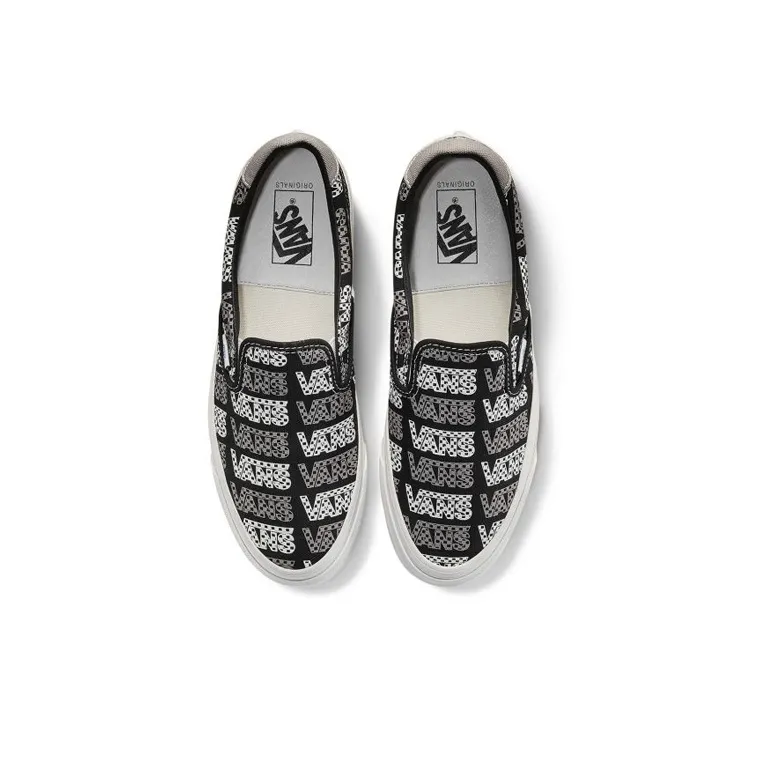 Slip On Vans 59 Lx 'Black Logo Checkerboard'-2