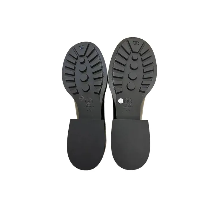 CHANEL Casual Loafers Shoes Women's Black-4