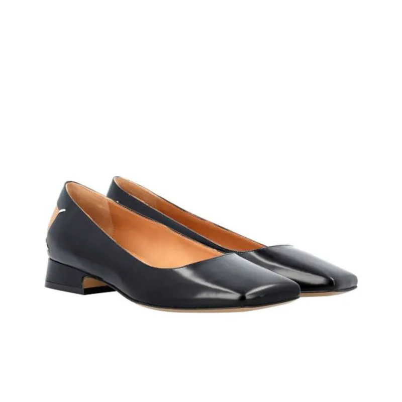 Maison Margiela Décortiqué Four-stitch Ballerina Shoes-2