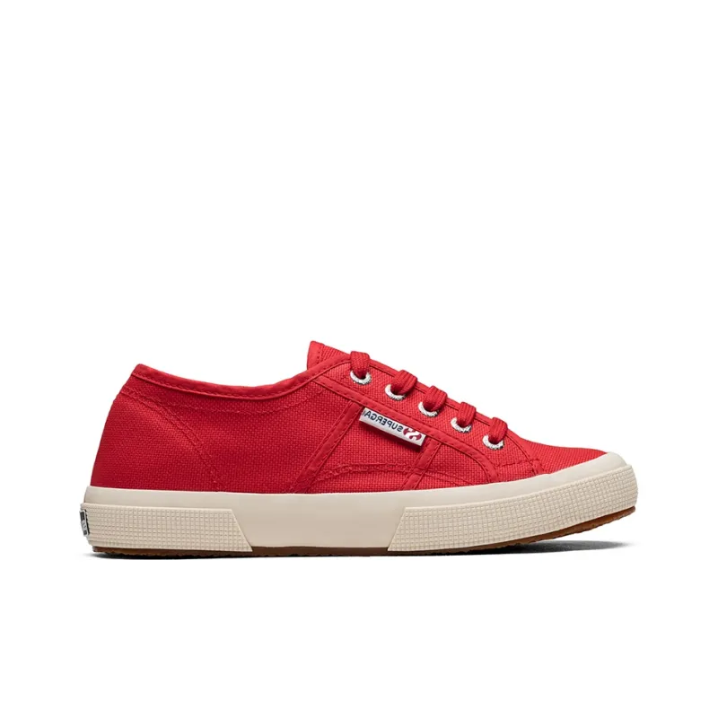 SUPERGA Canvas Shoes Unisex Low Top Red-1