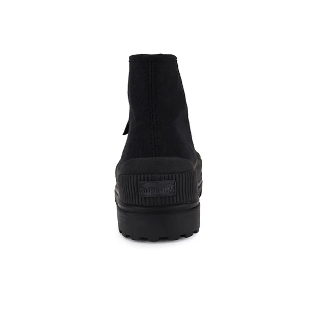 SUPERGA Anti Slip Wear Resistant High Top Canvas Shoes Unisex Black-4