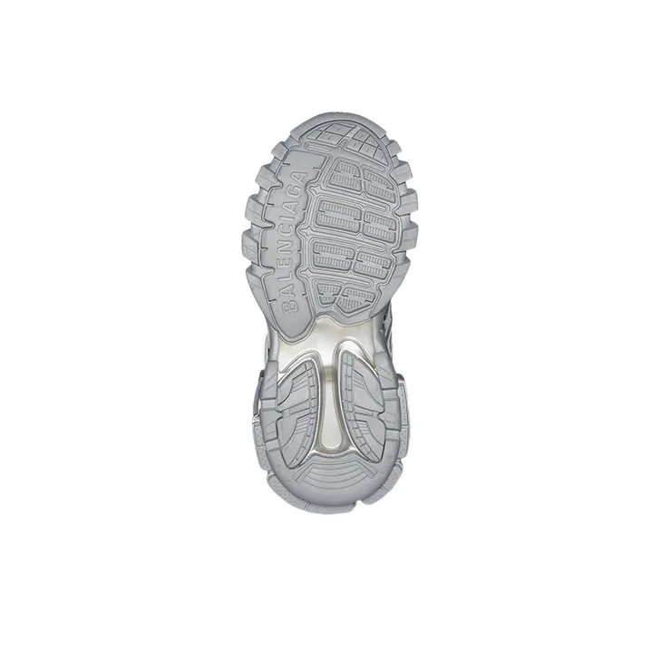 Balenciaga Track Faux Fur Silver-5