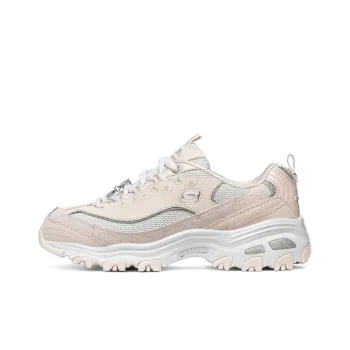 Skechers D'lites 1.0 Running Shoes White/Pink Women's