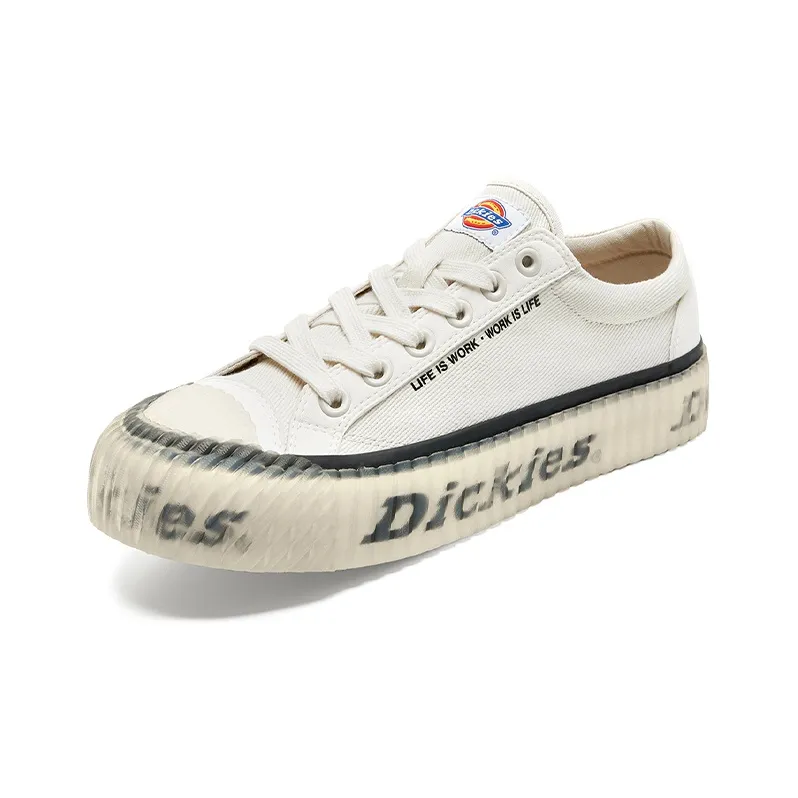 Dickies Wear Resistant Low Top Canvas Shoes Unisex Beige-1