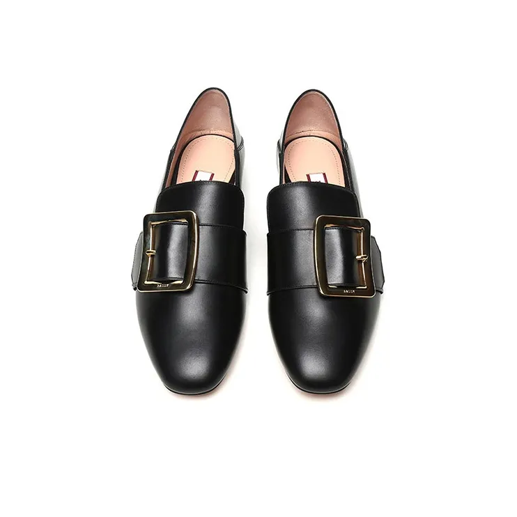BALLY Casual Single Shoes Women's Black-4