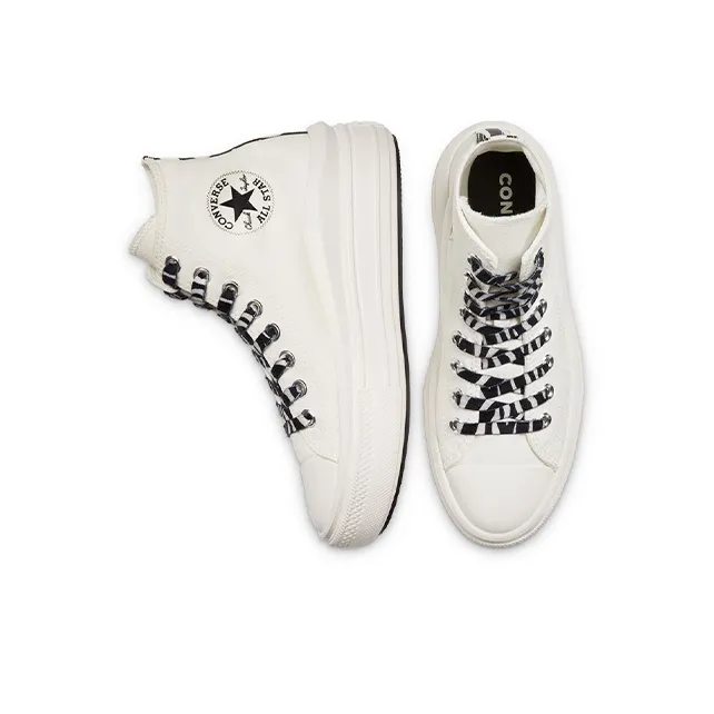 Converse Chuck Taylor All Star Move Hi Archive Print Egret Women's-4