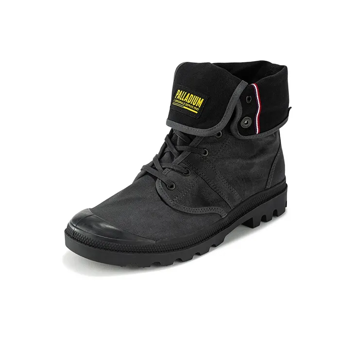 Palladium Anti Slip And Wear Resistant Water Resistant High Top Canvas Shoes Unisex Raven-1