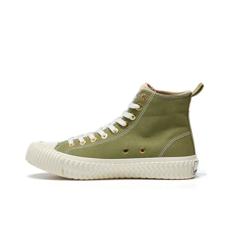 Excelsior Canvas Shoes Unisex High Top Matcha Green-3