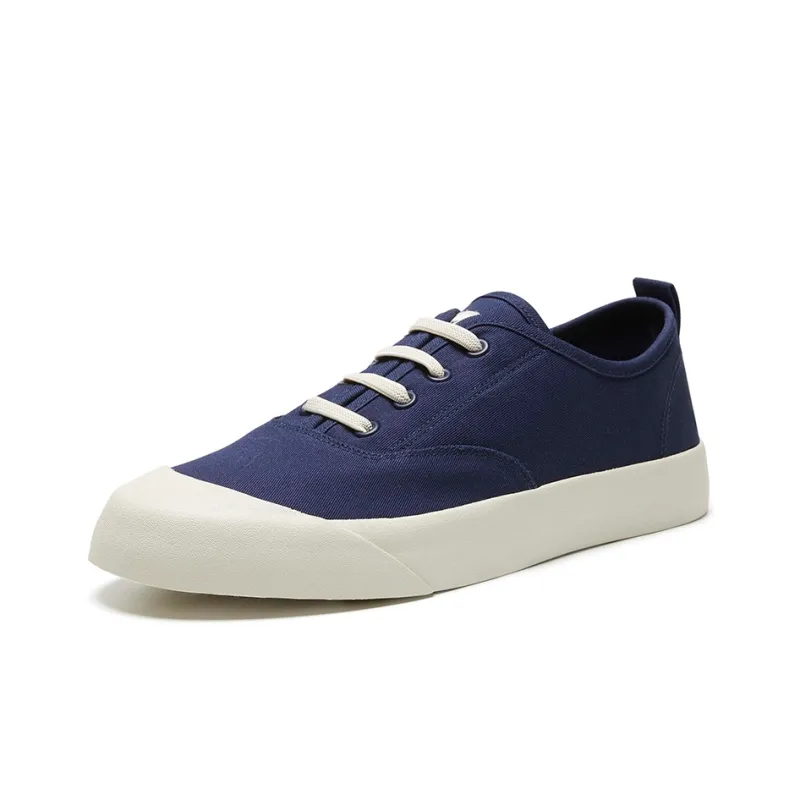 Rockfish Canvas Shoes Women's Low Top Marine Blue/Ecru-1