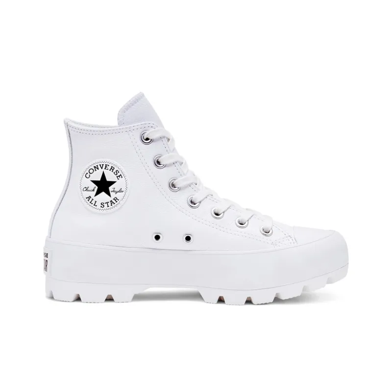 Converse Chuck Taylor All Star Lugged Leather Triple White Women's-1