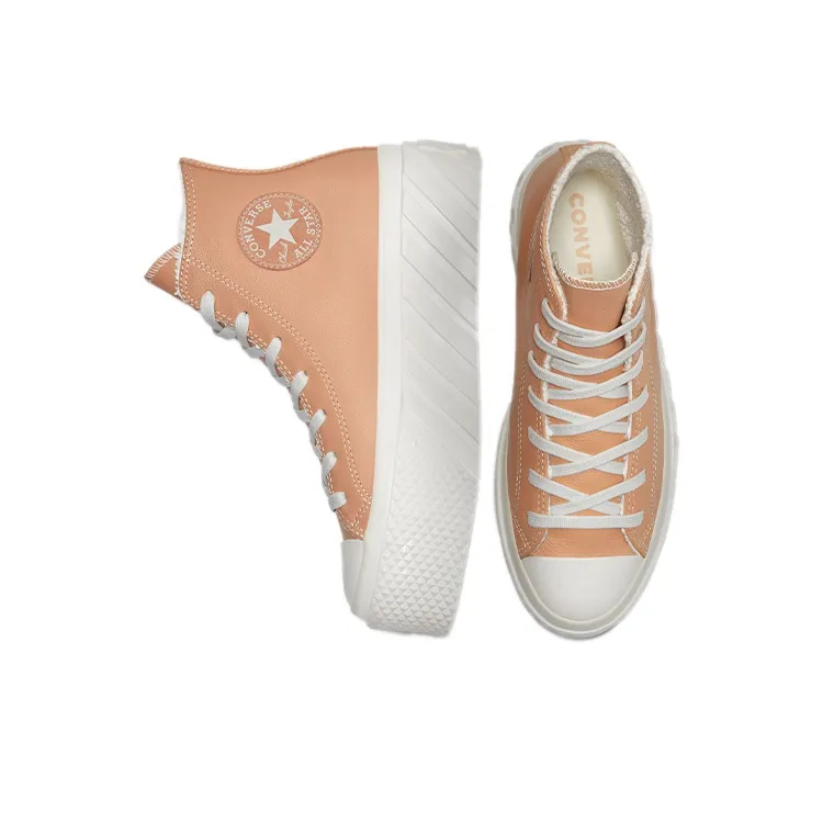 Converse Women's Chuck Taylor All Star 2X Platform High 'Cozy Sherpa Vachetta Beige' Women's-4