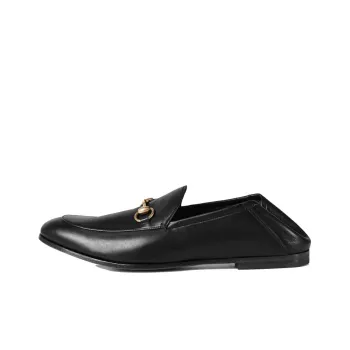 GUCCI Brixton Horsebit Loafer 'Black' Women's