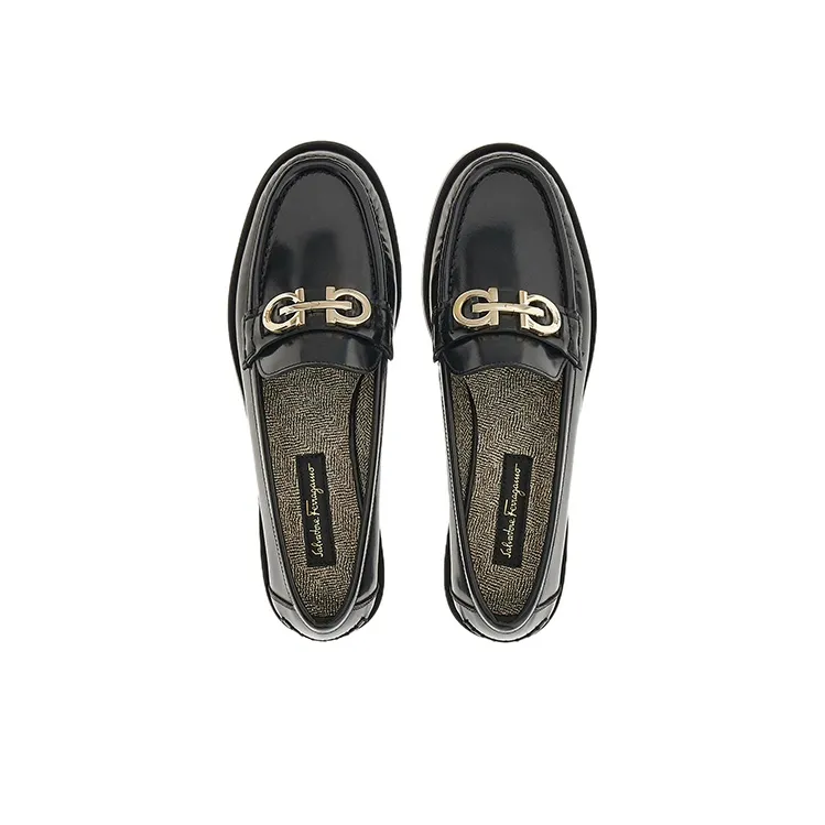 FERRAGAMO GANCINI Women's Casual Shoes Women's Black-3