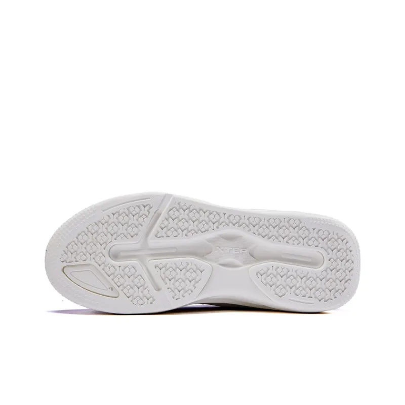 XTEP Liekong 2.0 Chunky Sneakers Women's Low Top Canvas White/Black/Ivory White-4