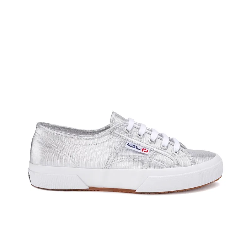 SUPERGA Canvas Shoes Unisex Low-Top Silver Gray-1