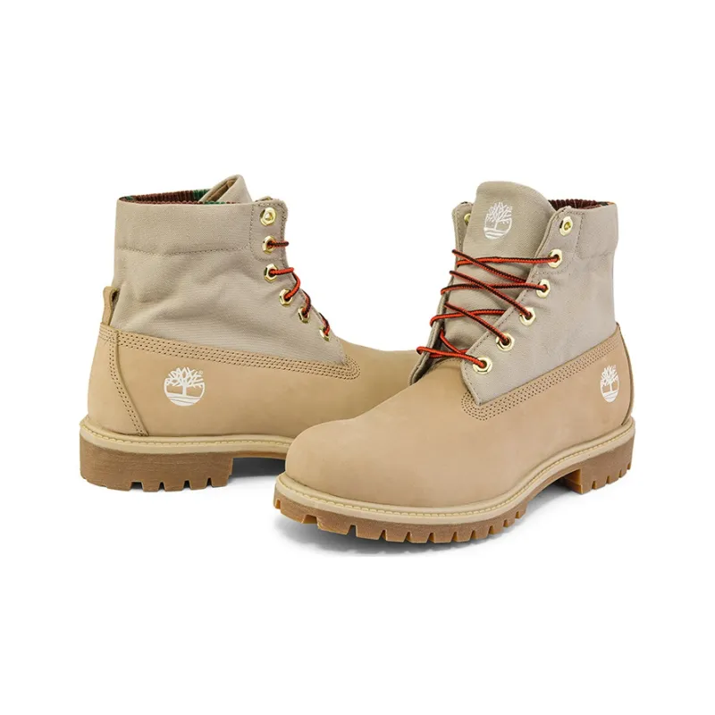 Timberland Roll Top Boots Basic 'Beige Camouflage'-4