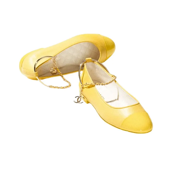 CHANEL Women's Casual Shoes Women's Yellow-5