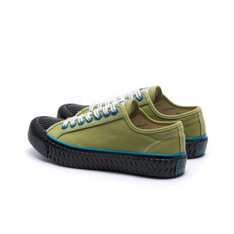 Excelsior Canvas Shoes Unisex Low Top Winter Moss Green-2