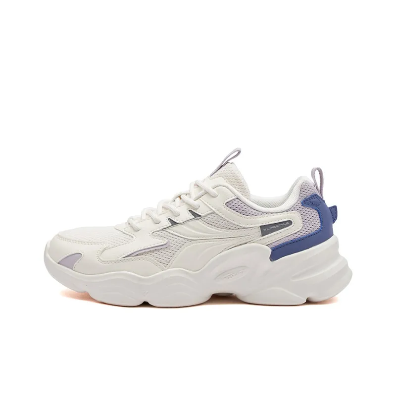 361° Low Top Chunky Sneakers Women's White Blue-0
