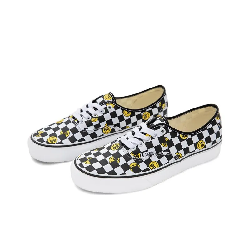 Vans Wallpaper Authentic Smiley 'Black White'-2