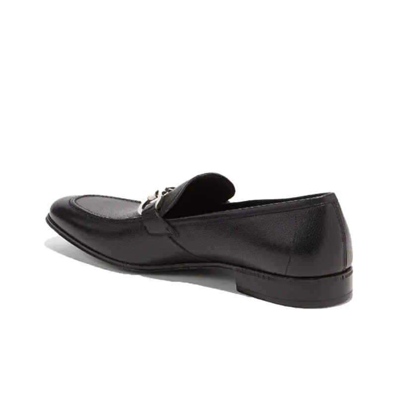 FERRAGAMO GANCINI Loafers Men's Black-4
