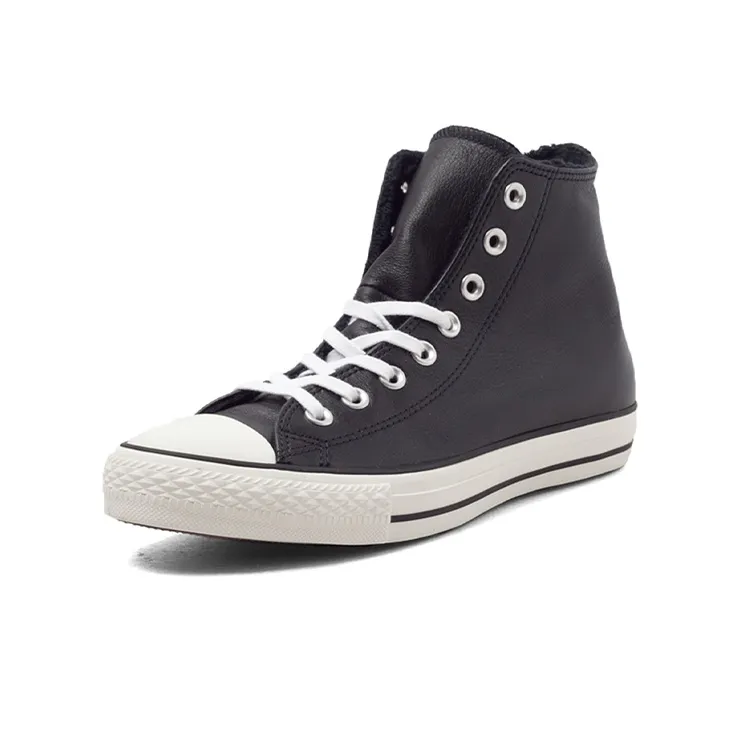 Converse Chuck Taylor All Star 'Black Leather Fur'-2