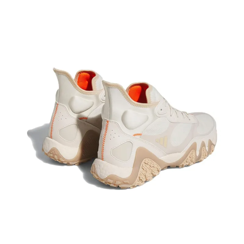 Adidas Adicross Hi Boost Golf Shoes 'Aluminium Magic Beige Impact Orange'-3