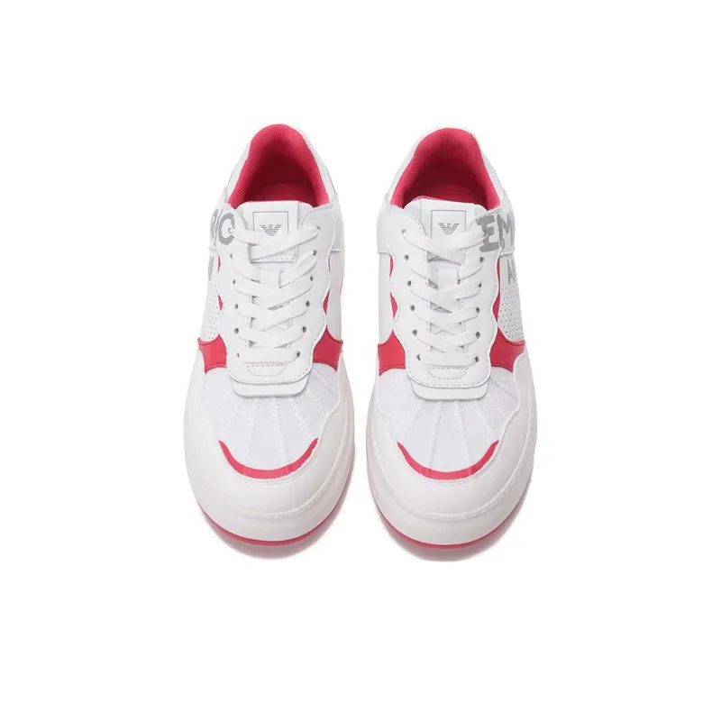 EMPORIO ARMANI Low Top Casual Shoes Women's White-3