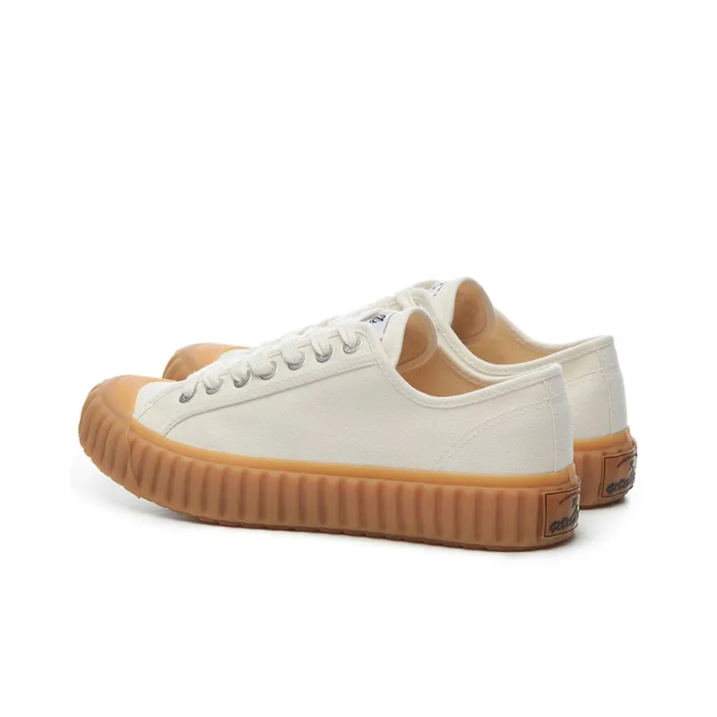 Excelsior Canvas Shoes Unisex Low Top Steam White-2