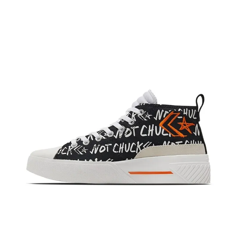 UNT1TL3D Digital Terrain Converse Mid 'Not A Chuck Black'-0