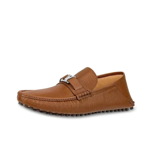 LOUIS VUITTON Hockenheim Moccasin Shoes 'Brown'