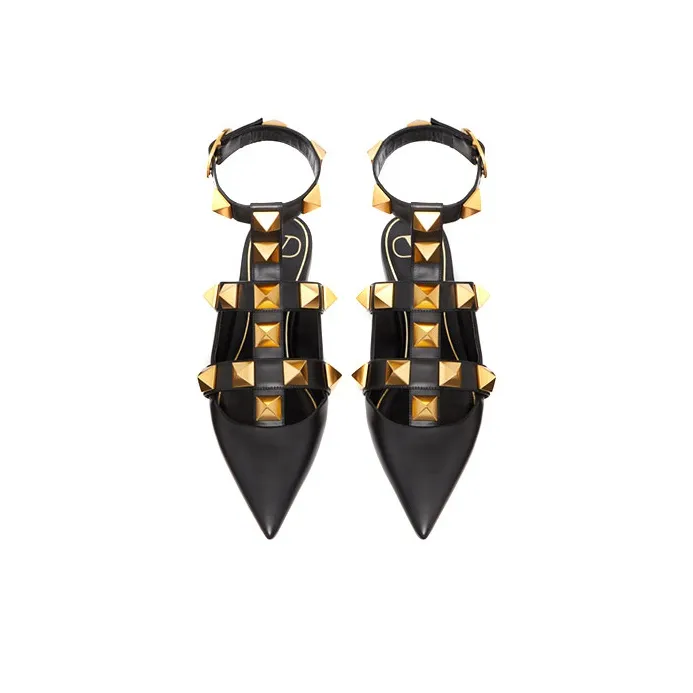 Valentino Garavani Roman Stud Ballet Flats-3