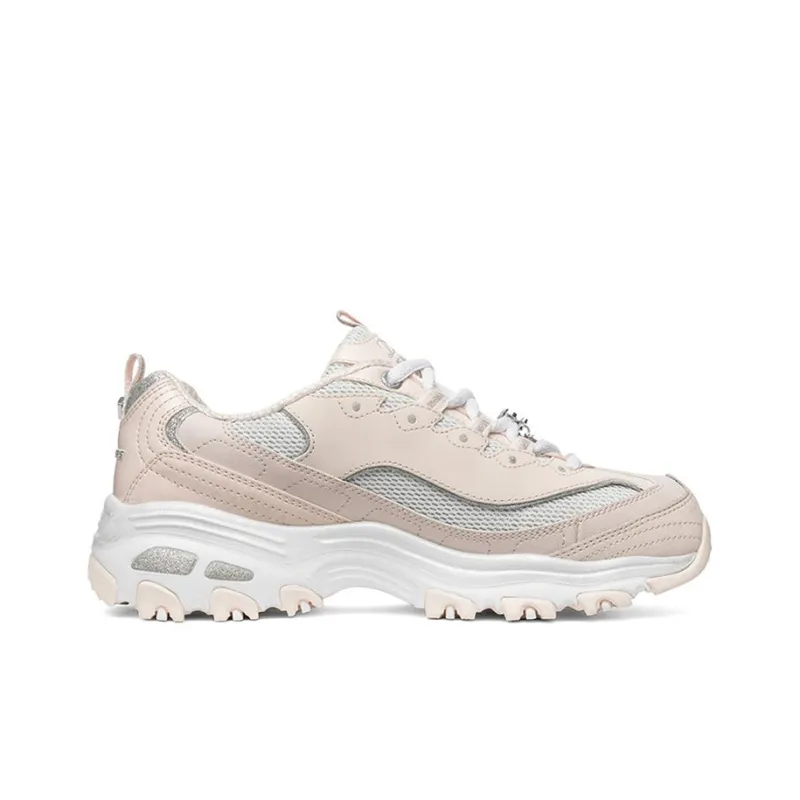 Skechers D'lites 1.0 Running Shoes White/Pink Women's-1