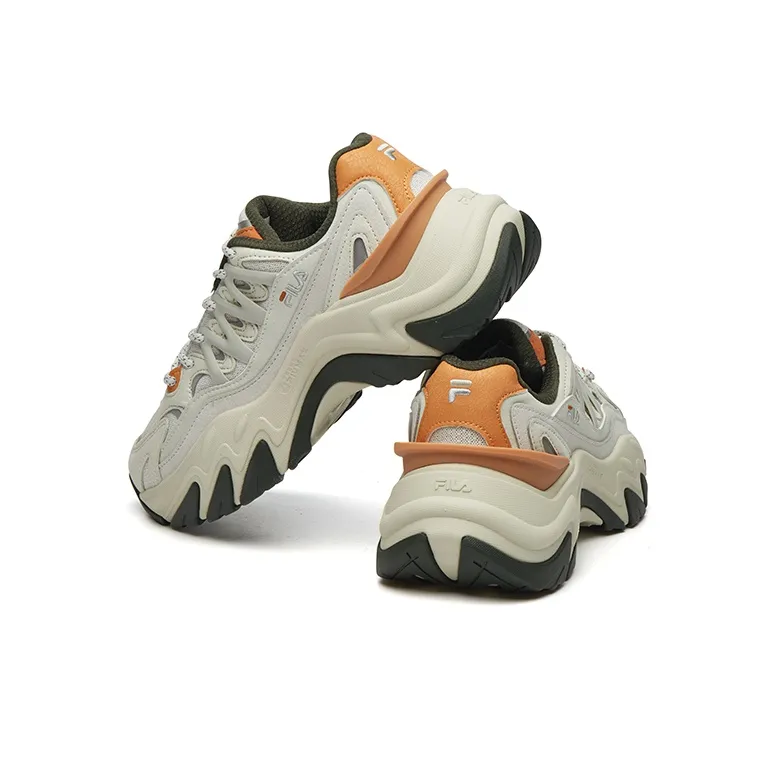 FILA FUSION Fishbone Chunky Sneakers Women's Low-Top Gray-3