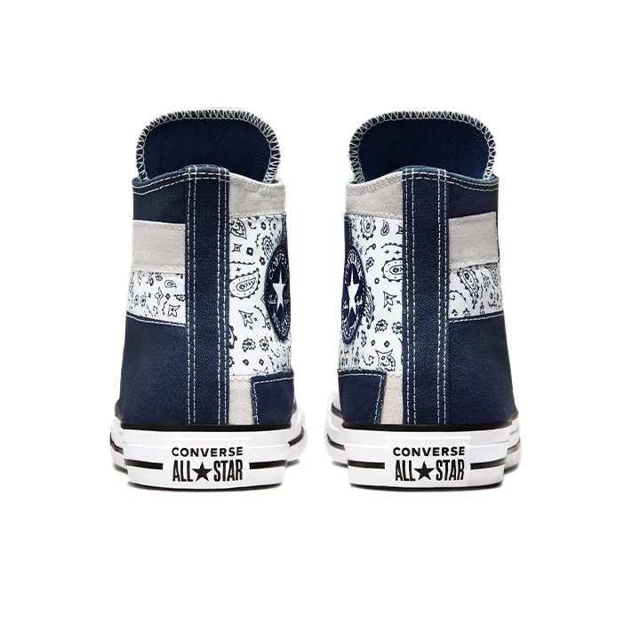 Converse Chuck Taylor All Star High 'Paisley Patchwork Midnight Navy'-4