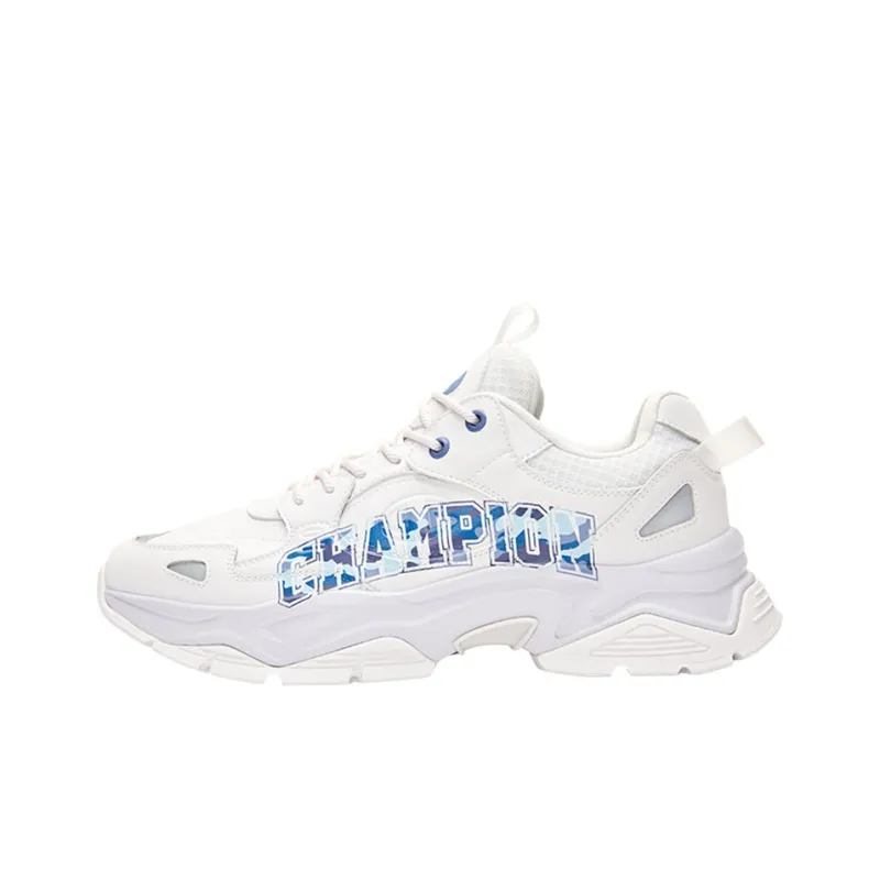 Champion Anti Slip Wear Resistant Low Top Chunky Sneakers Men's Gray-0