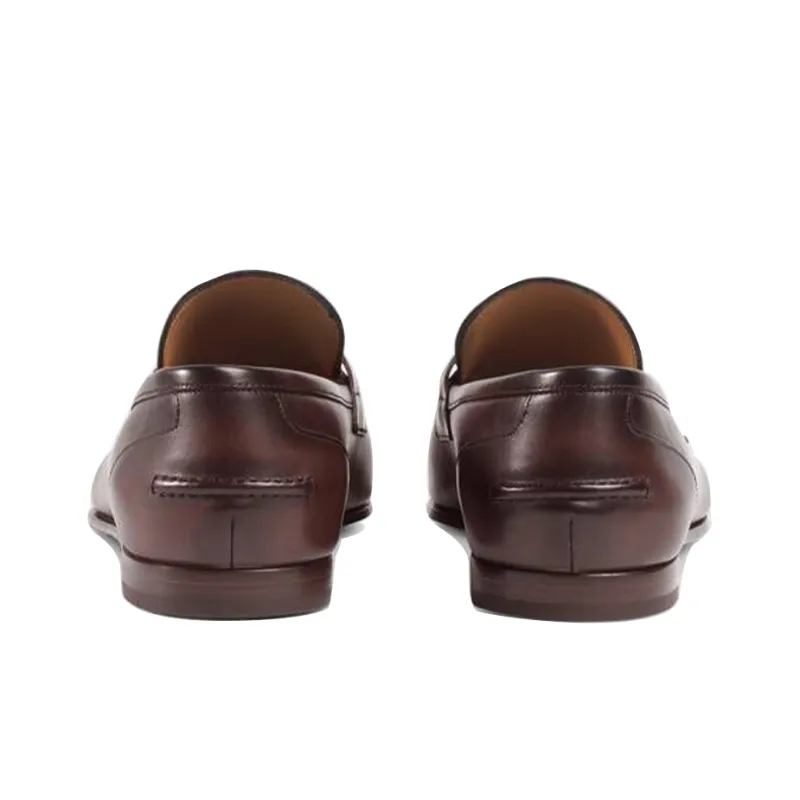 Ferragamo Gancini-Ornament Leather Loafers-4